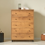 아테나 대형 서랍장 높은 서랍장  원룸 슬림 안방 화이트 5단 서랍장 900