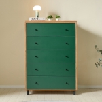 아테나 대형 서랍장 높은 서랍장  원룸 슬림 안방 화이트 5단 서랍장 900