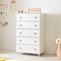 니엔 5단 서랍장 침실 낮은  안방 드레스룸 옷 서랍장 800