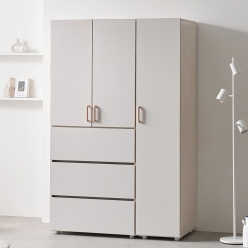 하비 3단 서랍옷장 원룸  드레스룸 행거형 키큰 옷장 1200