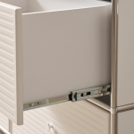 리네 1200 모듈 수납장 거실  드레스룸 미드센츄리 서랍 선반장 3단