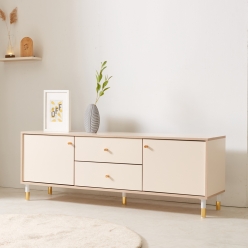 글로델 높은 TV 다이 서랍장 티비  테이블 원룸 다용도 낮은 거실장 1500