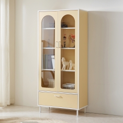 필립 인테리어 미니 유리 진열장  작은 틈새 거실 장식장 800