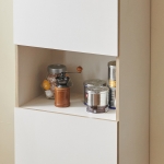 로미 600 주방 키큰 수납장 홈카페  수납장 주방 선반장 틈새장 팬트리장