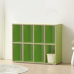 니아 낮은 책장 800 오픈 수납형  멀티 2단 소형 작은 미니 모듈 책장 수납함