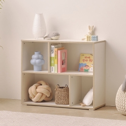 니아 작은 책장 800 거실 낮은 책장  서재 인테리어 다용도 2단 낮은 교구장