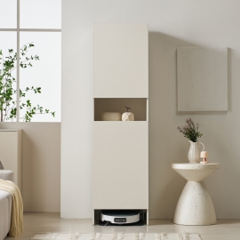 레그토 정리장 청소기장 다용도 거실  작은 틈새 로봇 청소기 수납장 1800