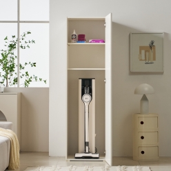 레그토 정리장 청소기장 다용도 거실  작은 틈새 핸디 청소기 수납장 1800