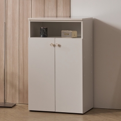 클로버 상부 오픈 수납 슬림 신발장  원룸 현관 틈새 좁은 미니 신발장 600