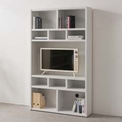앤서 거실 TV 책장 인테리어 수납함  북케이스 높은 5단 시스템 맞춤 책장