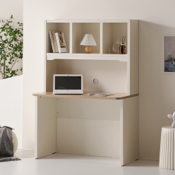 데니스 학생 책상 테이블 공부방 책꽂이  일체형 원룸 미니 슬림 전면 편수 책상 세트