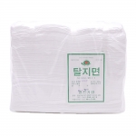 탈지면(4x3사이즈) 450g 사각절단솜 깍두기솜 정사각 화장솜