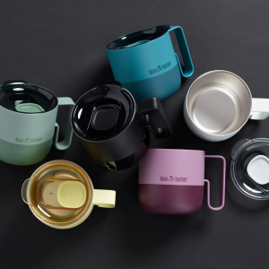 라이즈 보온보냉 머그 텀블러 슬라이드 리드 399ml