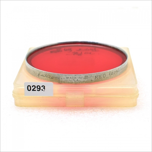 Enteco 63mm Red (A25) Drop in Filter for Hasselblad [0293]