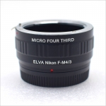 엘바 Elva Nikon F-M4/3 렌즈변환 어댑터 [0512]
