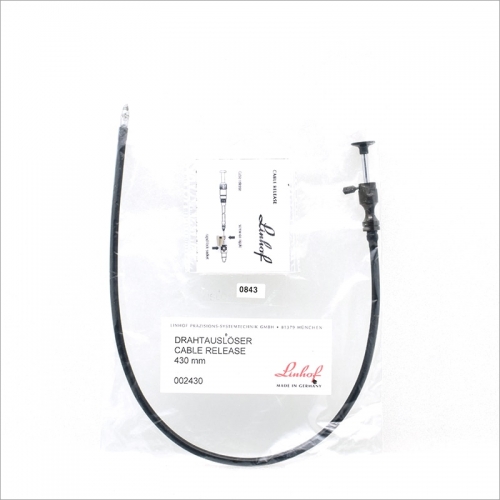 린호프 Linhof Cable Release 430mm+screw-on nipple [0843]