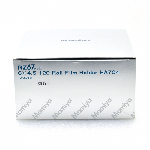 마미야 Mamiya RZ67 Pro II 6x4.5 120 Roll Film Holder [0839]