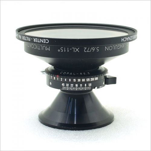 슈나이더 Schneider Super-Angulon 72mm f/5.6 XL With Center-Filter IVa  [1131]