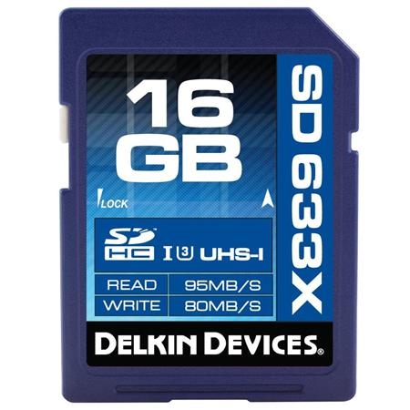 델킨 Delkin Devices SD 633X 16GB Class 10