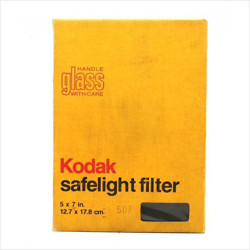 코닥 Kodak Safelight Filter 5x7 in. [5555]