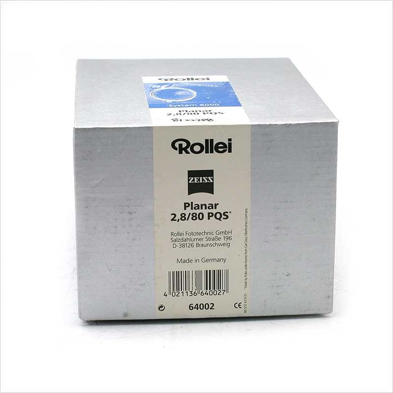롤라이 Rolleiflex PQS Planar 80mm f/2.8 64002 [신품]