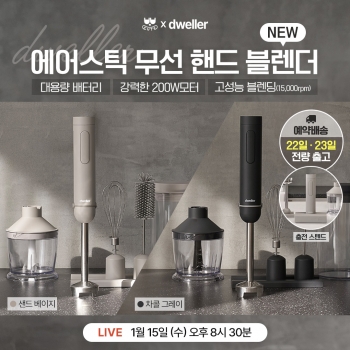 드웰러 에어스틱 무선 핸드 블렌더