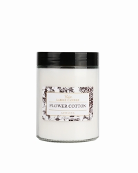 퓨어캔들 플라워코튼 500g  양초 집들이 선물 향초 캔들 실내 방향제 라지자 대용량 답례품 냄새제거