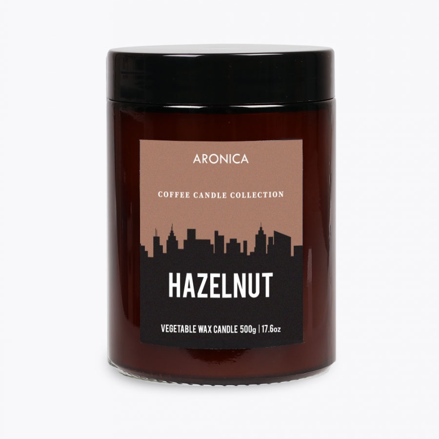 커피캔들 헤이즐넛 500g 양초 대용량향초캔들 실내방향제 냄새제거