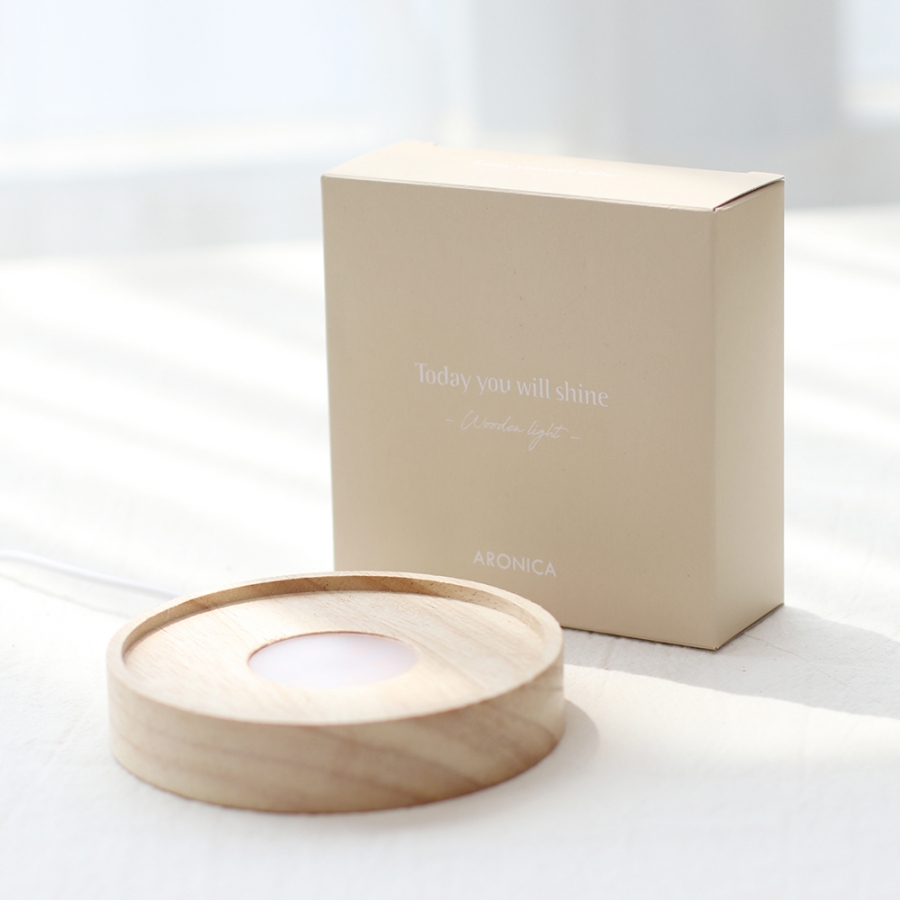 USB 조명 우드코스터