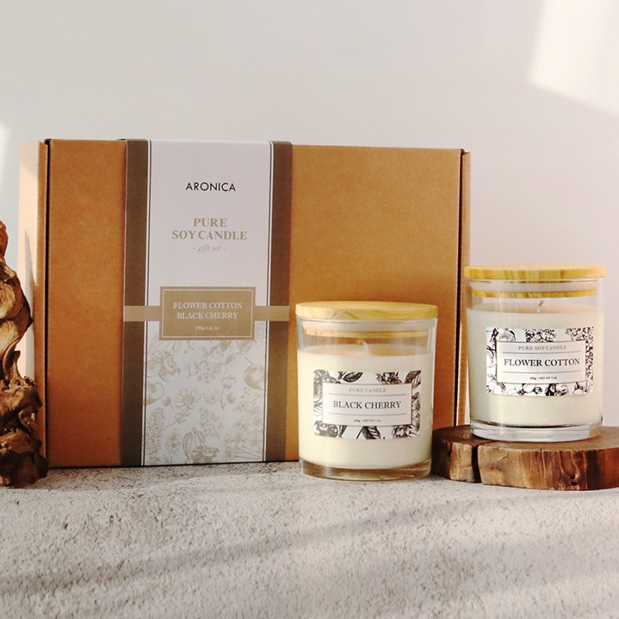 선물용 소이캔들 200g 2P세트 집들이 선물박스 캔들
