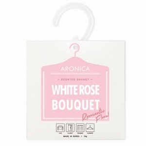 센티드 샤쉐 화이트로즈부케15g 옷걸이형 옷장 방향제