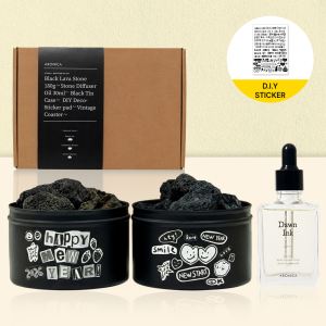 DIY스티커&코스터 증정 스톤디퓨저 2P 선물세트 향기 오브제