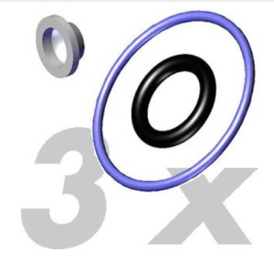 MYLUNOS 파우더 컨테이너 오링세트