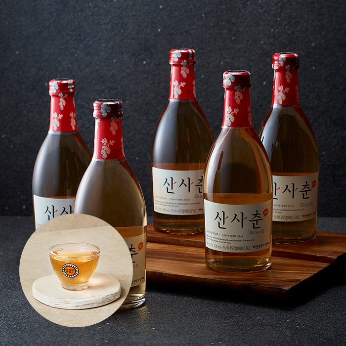 산사춘 5입+로고잔