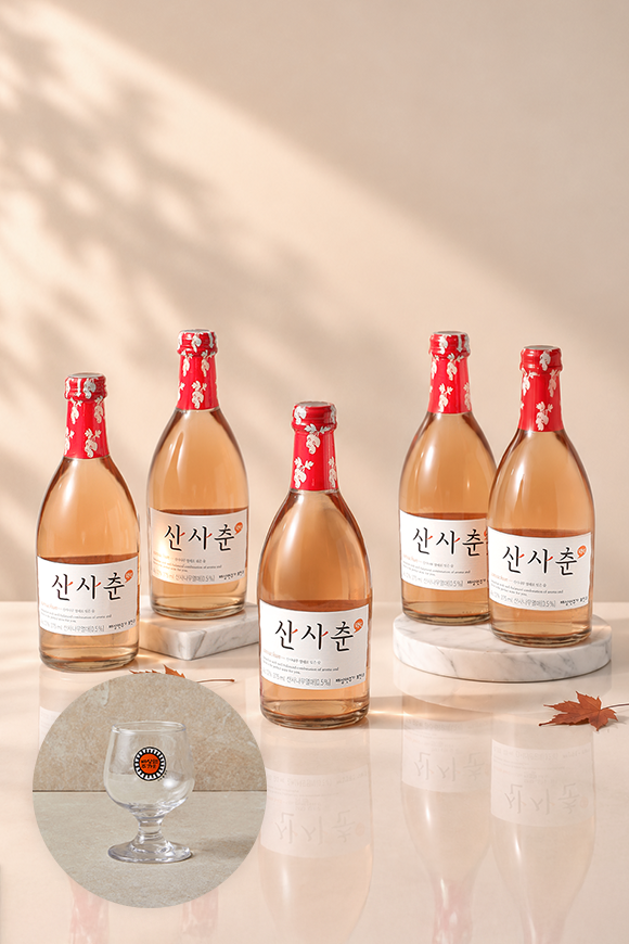 산사춘 5입+미니와인잔