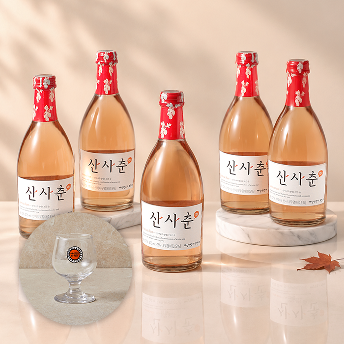 산사춘 5입+미니와인잔
