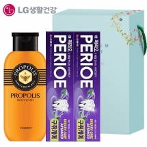 LG생활건강 온더바디 바디워시 200g + 페리오 치약 100g 2개 [101-217215]