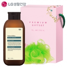 LG생활건강 온더바디 바디워시 200g + 샤워볼 [102-215874]