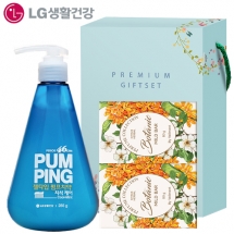 LG생활건강 페리오 펌핑치약+온더바디 비누 2개 세트(3종) [101-208822]