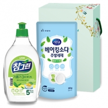 LION 참그린 레몬녹차 뽀드득 500g 2종[102-212487]