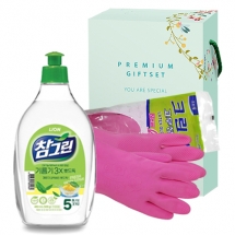 LION 참그린 레몬녹차 뽀드득 용기 500g 2종