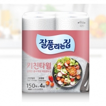 잘풀리는집 키친타올 150매x4롤 [622-228747]