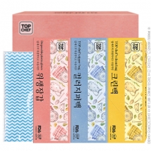 탑셰프 위생장갑 컬러지퍼백 크린백 행주(4종)