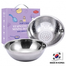 (국내산)탑셰프 믹싱볼24 야채볼24(2종)