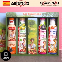 (스페인No.1)에스파뇰라 스프레이4종(에어프라이어오일,유기농올리브,포도,현미)-상하,고급쇼핑백