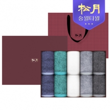 송월 솔리드 뱀부무지 200g 10P 고급 선물세트