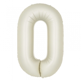 [원팩] 숫자 은박풍선 대 크림 [0] / 3559749