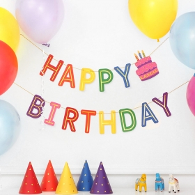 [PARTYPANG] 생일 레터 가랜드 [레인보우] / 3561759