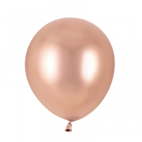 파티팡풍선 라운드 13cm 크롬 샴페인 100입 / 3565296