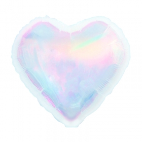 18인치 하트은박 홀로그램 펄화이트 / 3565551